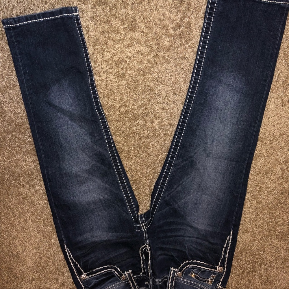 Size 26, MissMe capris, worn 3 times.